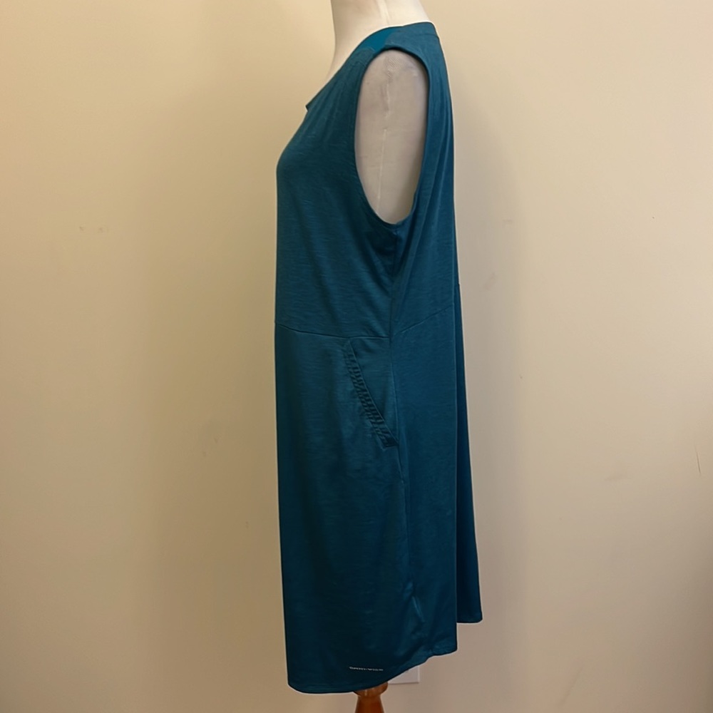 Columbia Dark Teal Omni-Wick Sleeveless Dress XL